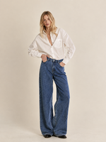 Molly Bracken Flared Rhinestoned Jeans - ES198EH