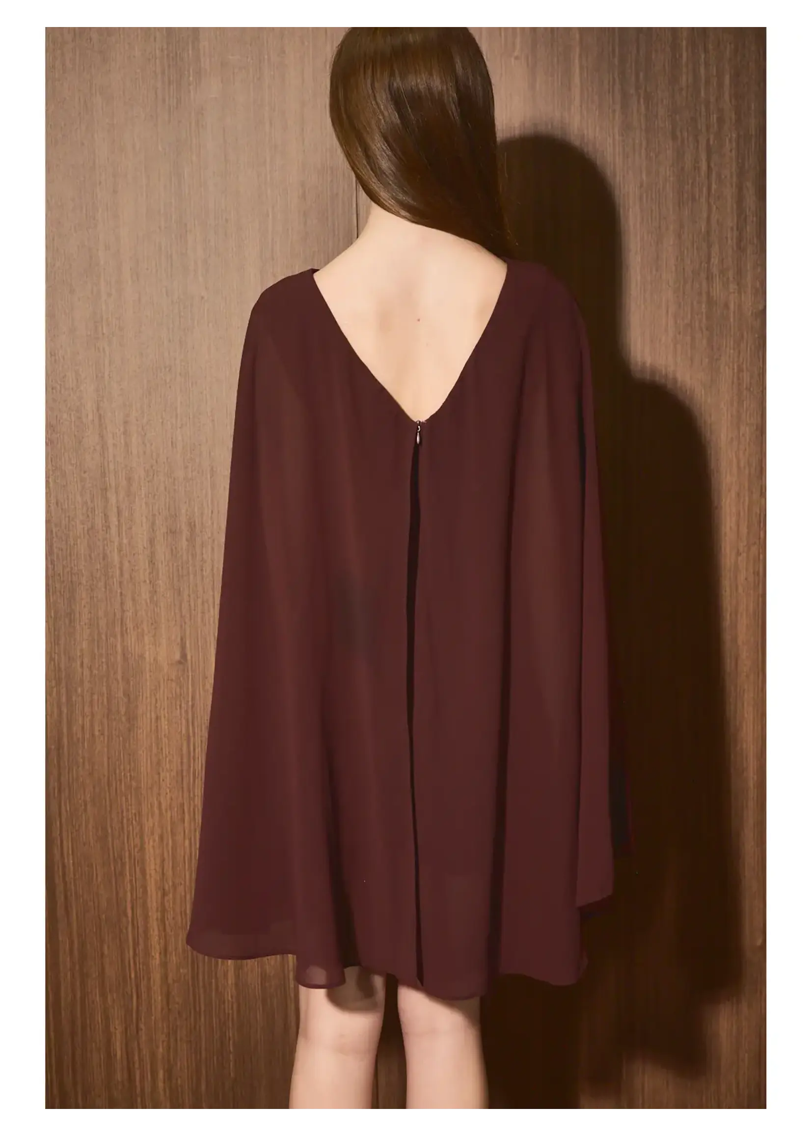 Le Lis Cape Chiffon Romper - PM7593