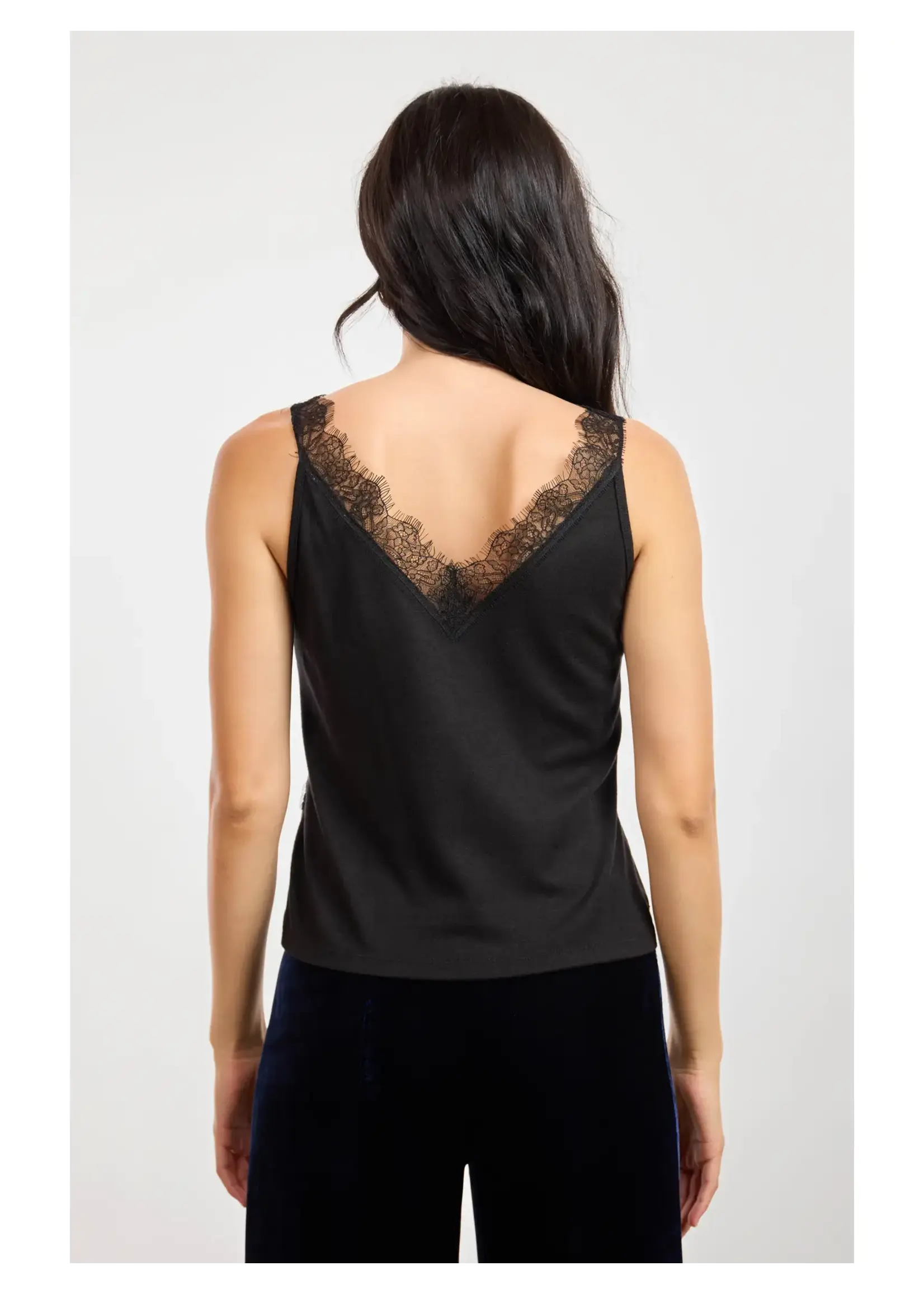 Sage The Label Cheryl Velvet Mix Top - LJ4207