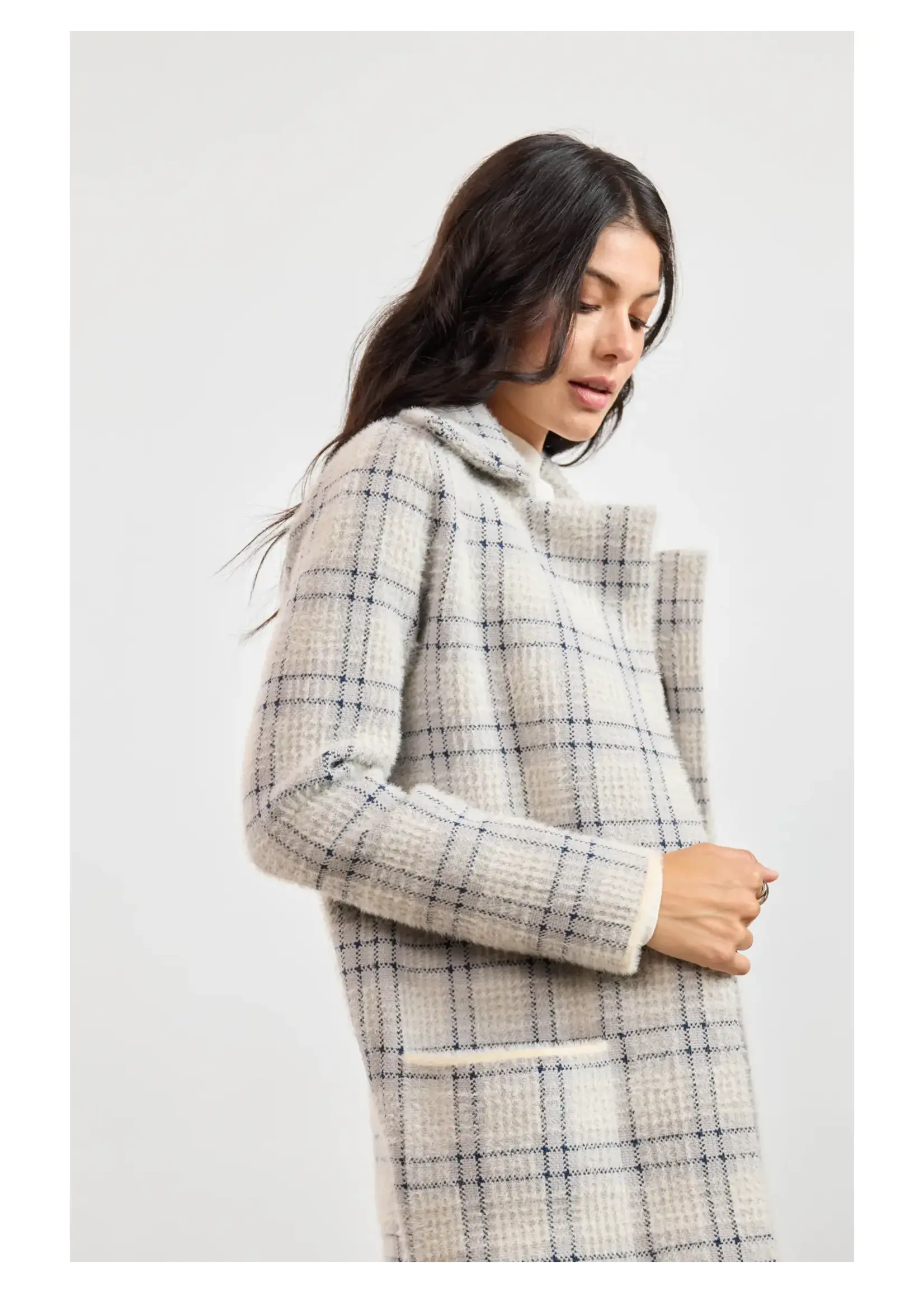 Sage The Label Marlo Plaid Coat - LJ4532