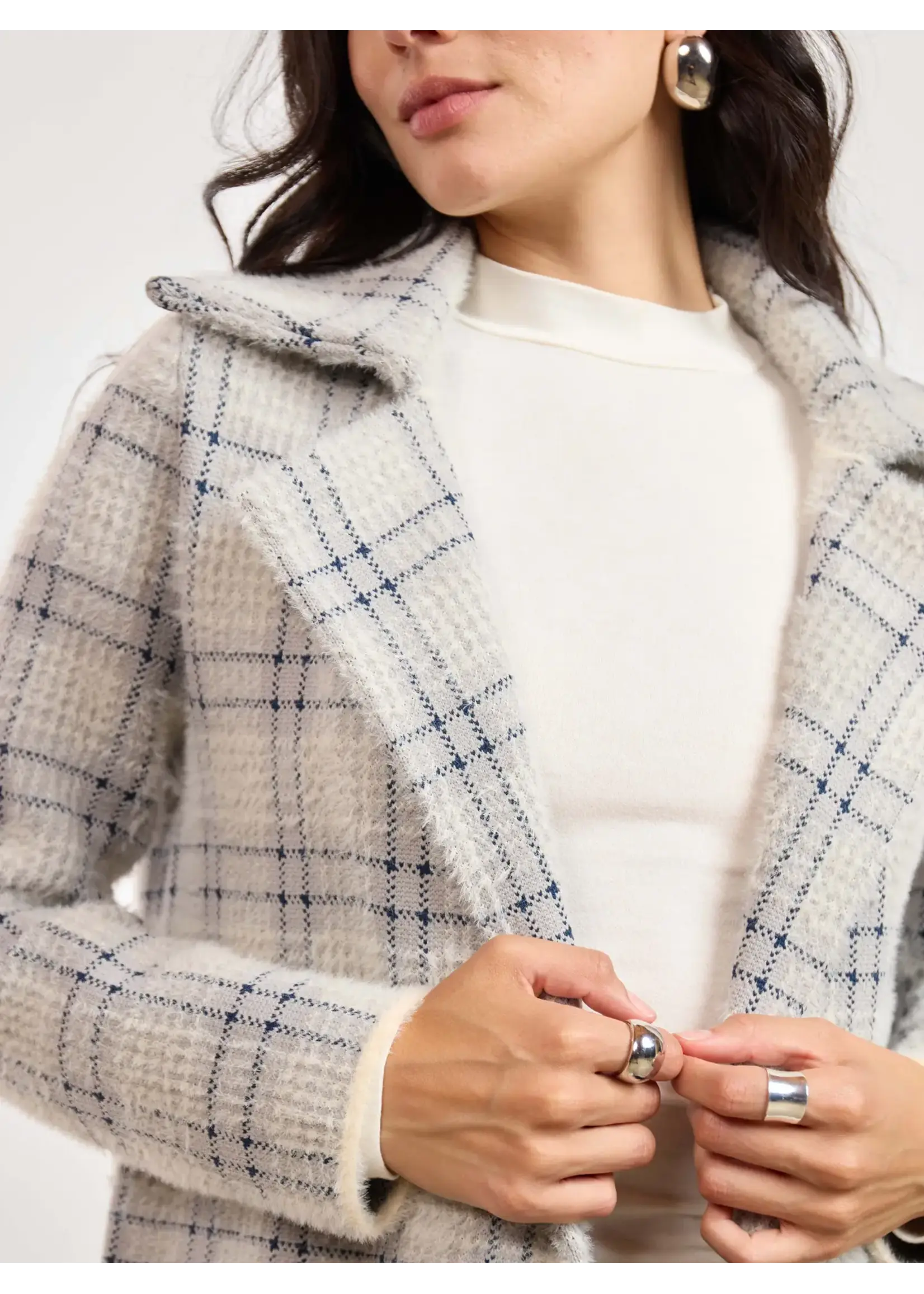 Sage The Label Marlo Plaid Coat - LJ4532