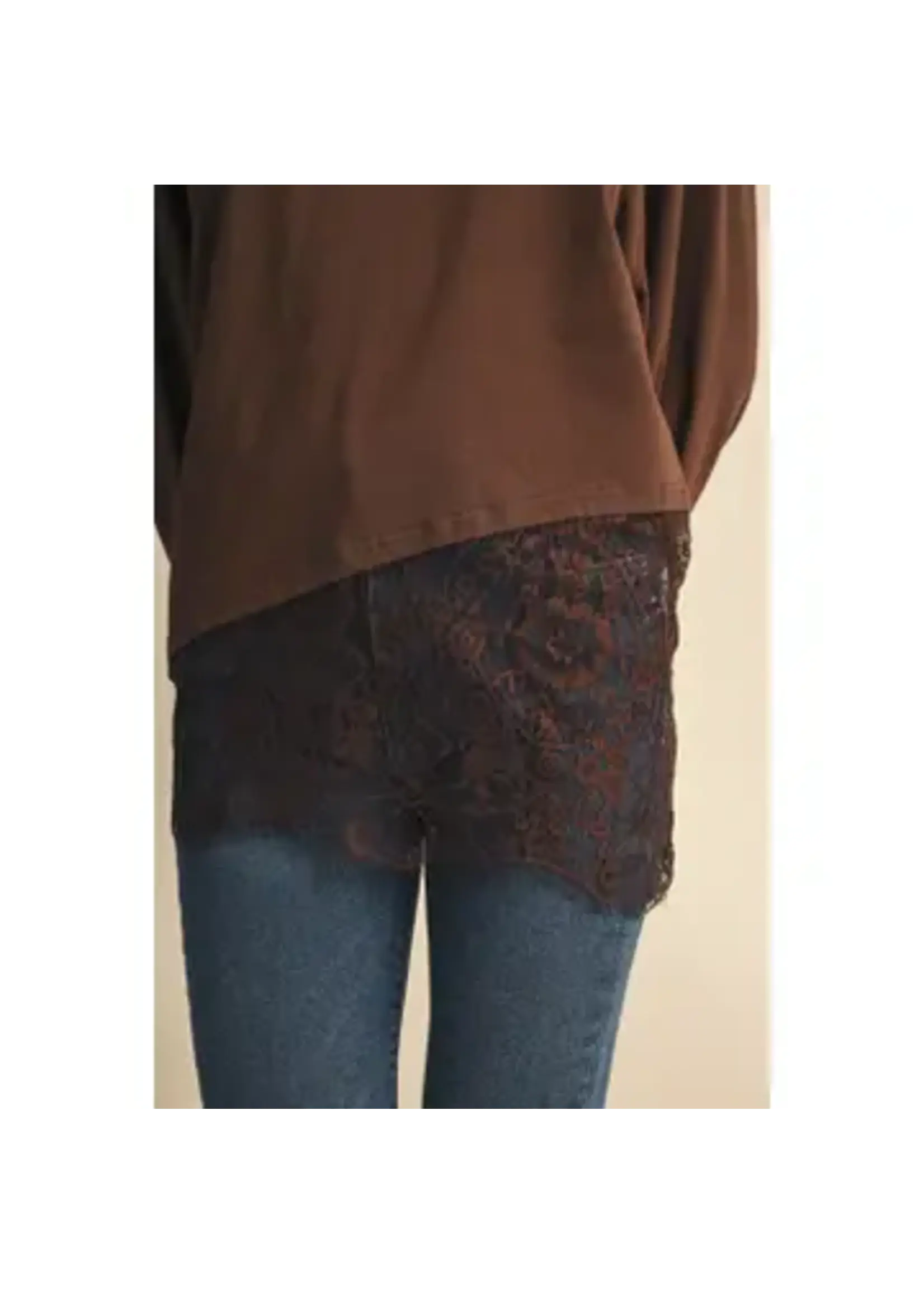 Klesis Asymetric Lace LS Top - IT4830