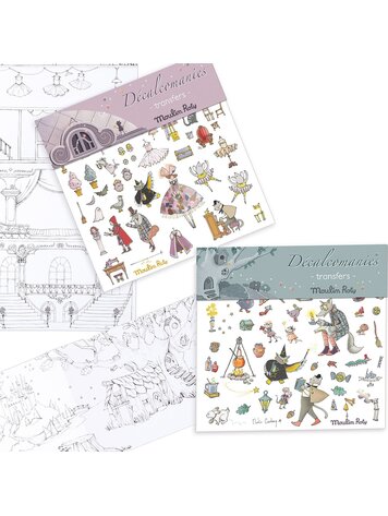 Moulin Roty Décalcomanie Il était une fois Moulin Roty