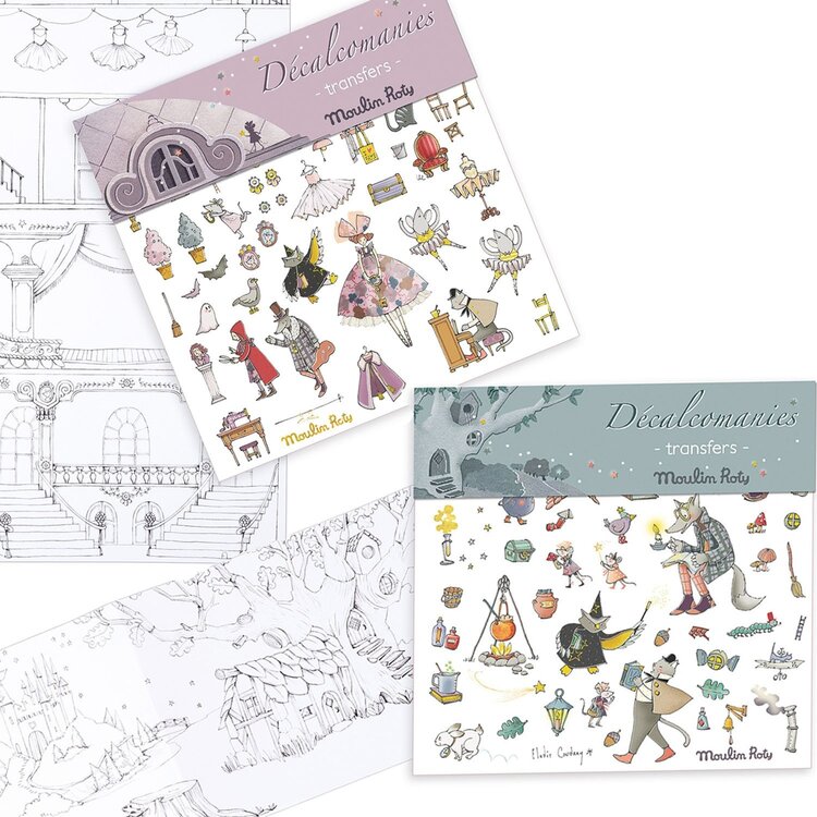 Moulin Roty Décalcomanie Il était une fois Moulin Roty