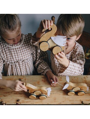 Kinderfeets ANIMAUX TIRE & POUSSE BAMBOU KINDERFEETS