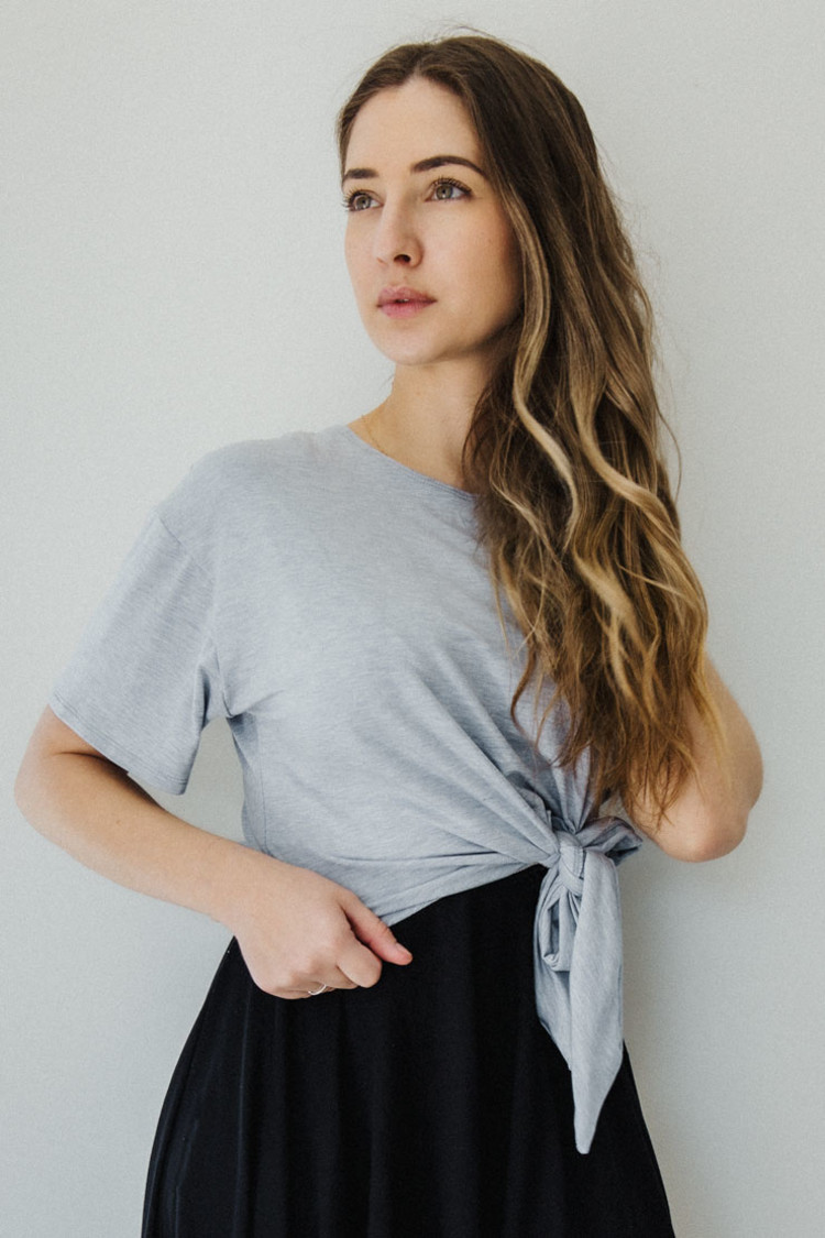 Lait de Poule T-Shirt à Noeuds Allaitement Lait de Poule