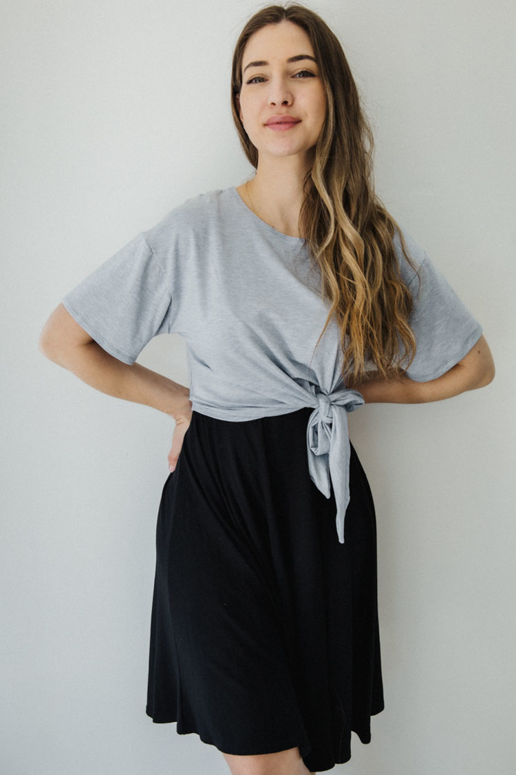 Lait de Poule T-Shirt à Noeuds Allaitement Lait de Poule