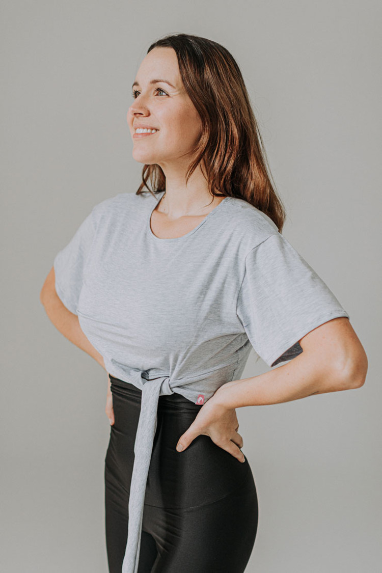 Lait de Poule T-Shirt à Noeuds Allaitement Lait de Poule