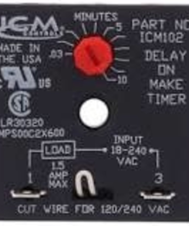 DiversiTech DOM Timer, 10 minutes adjustable
