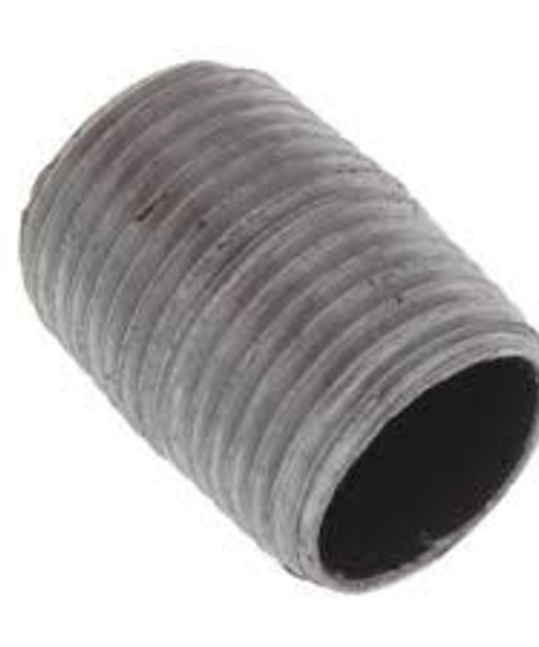 1/2" X Close Black Iron Pipe Nipple