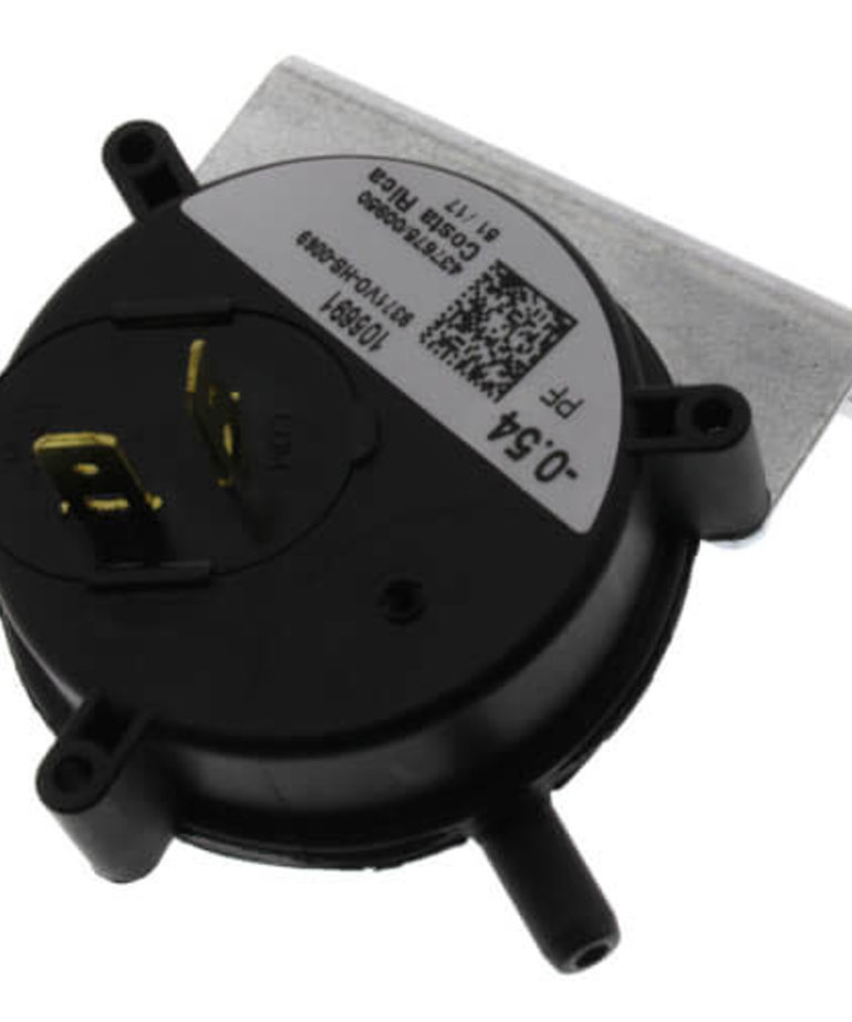 DiversiTech 632427 Pressure Switch Air 0.54 Inch Water Column On Fall Single Pole Normally Open