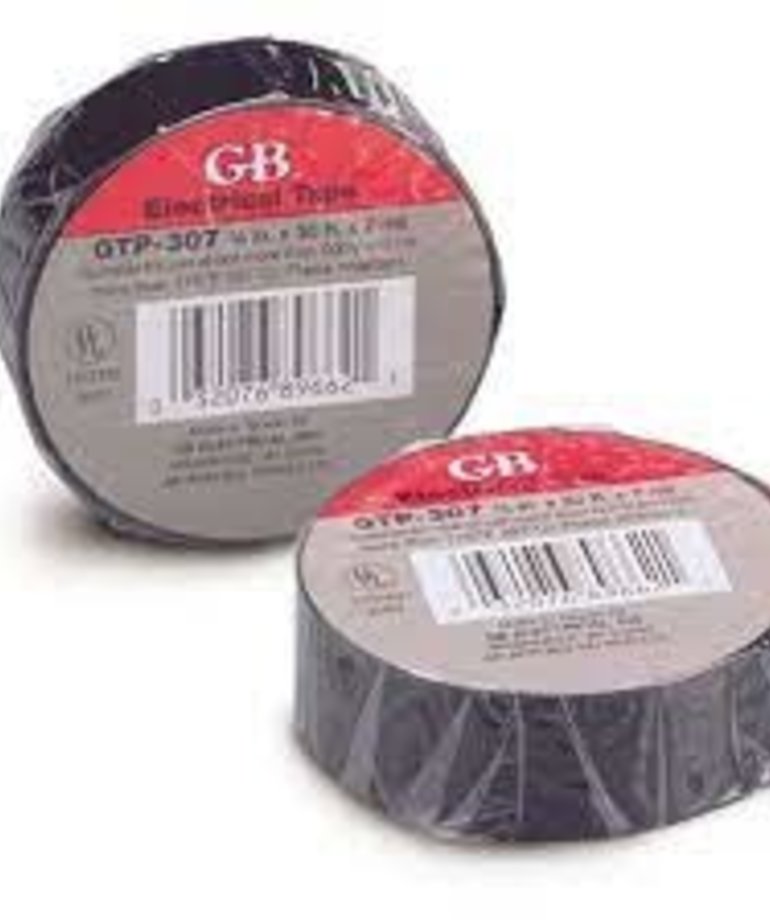 DiversiTech Electrical Tape, 60 ft L, 3/4 in W, PVC Backing, Black