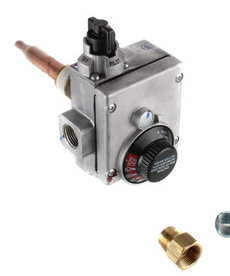 DiversiTech 182791-006 Gas Valve Natural Gas 1/2 x 2-1/4 Inch NPT 70 to 160 Degrees Fahrenheit for A.O. Smith (182791-006) W/R 37C73U-641