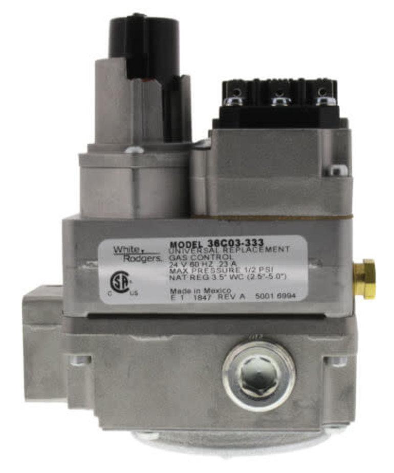 DiversiTech 1/2" X 3/4" Standing Pilot Combo Gas Valve