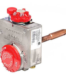 DiversiTech RBS110-326 1/2" Water Heater Natural Gas Valve 88,000 BTU W/1-3/8" Shank 3.5" WC