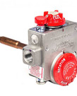 Robertshaw RBS110-326 1/2" Water Heater Natural Gas Valve 88,000 BTU W/1-3/8" Shank 3.5" WC