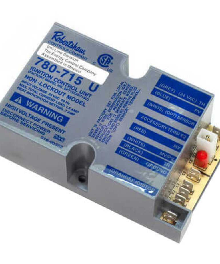 DiversiTech Nonlockout Ignition Module For Flame Rectification SP715U & SP715A & SP715 780-715U