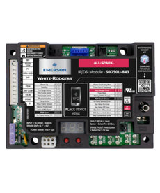 White-Rodgers All Spark Universal Intermittent Pilot/Direct Spark 24V Ignition Module. Integrated NFC For Setup/Diagnostics Using W-R Connect App.