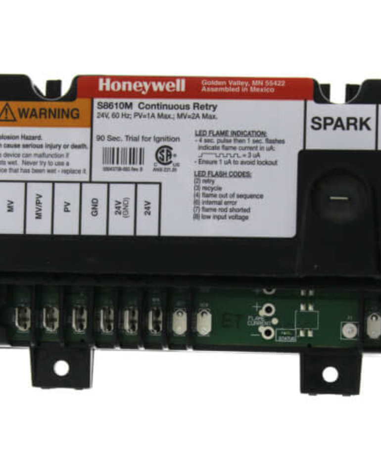DiversiTech S8610U3009 Universal Intermittent Pilot Control For LP & Natural Gas With Field Selectable Prepurge & Ignition Trial Timings, For Single & Dual Rod Applications, Suitable For Use With Vent Dampers