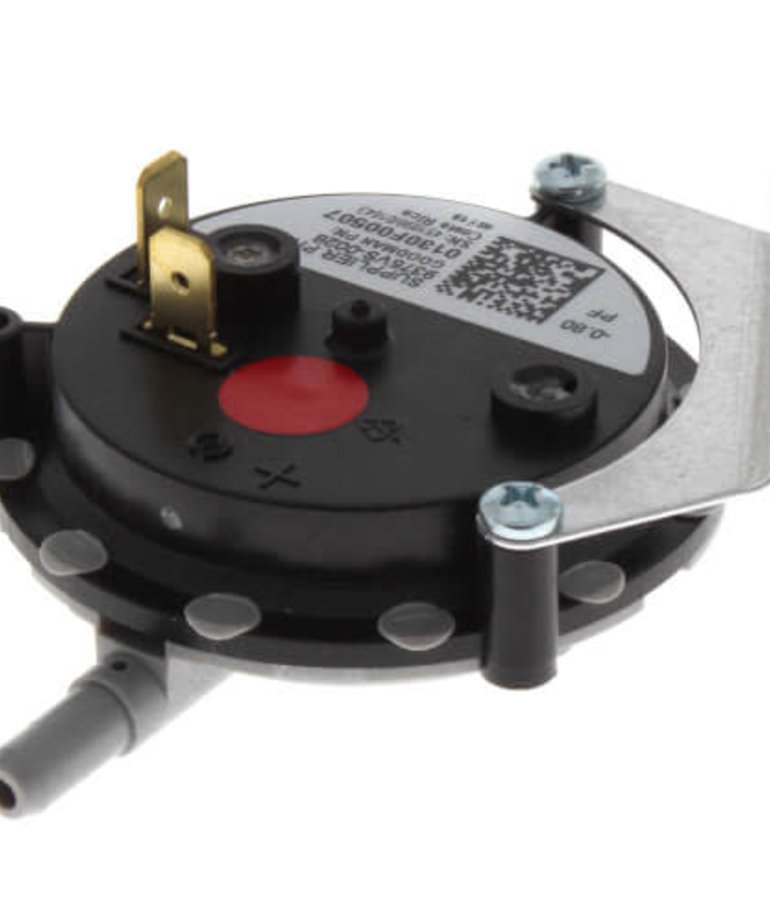 DiversiTech Air Pressure Switch -0.80 IWC Red Dot 0130F00042