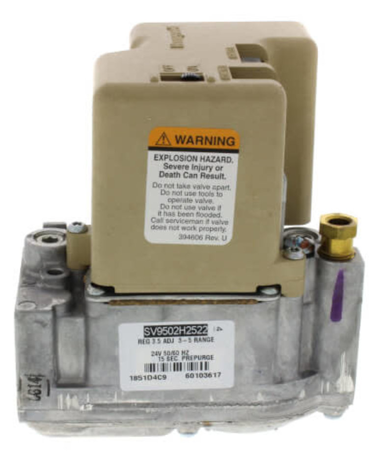 DiversiTech 24v 1/2" X 1/2" Smart Valve Gas Valve W/ Ignition Control For Natural Gas Slow Opening