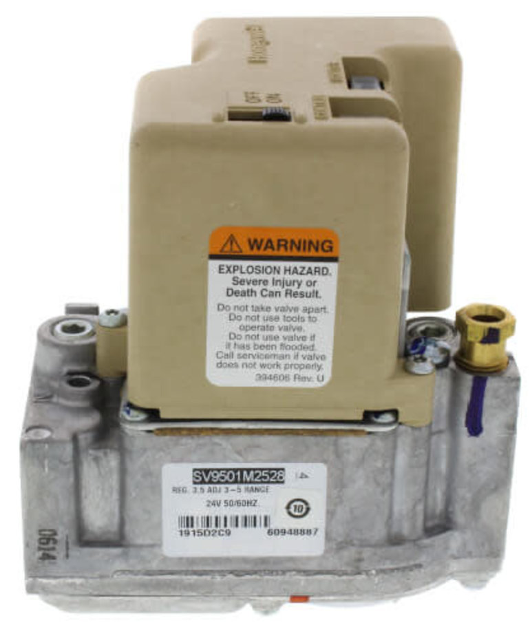DiversiTech 24v 1/2" X 1/2" Smart Valve Gas Valve W/Ignition Control For Natural Gas Standard Opening