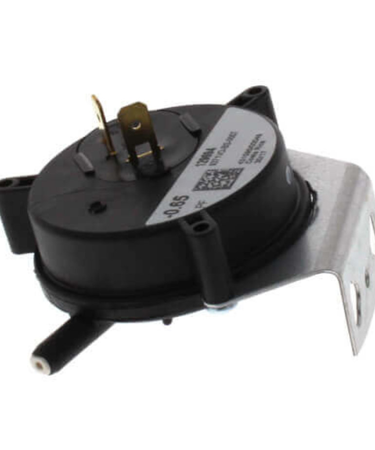DiversiTech Pressure Switch Air 0.65 Inch Water Column On Fall Single Pole Normally Open