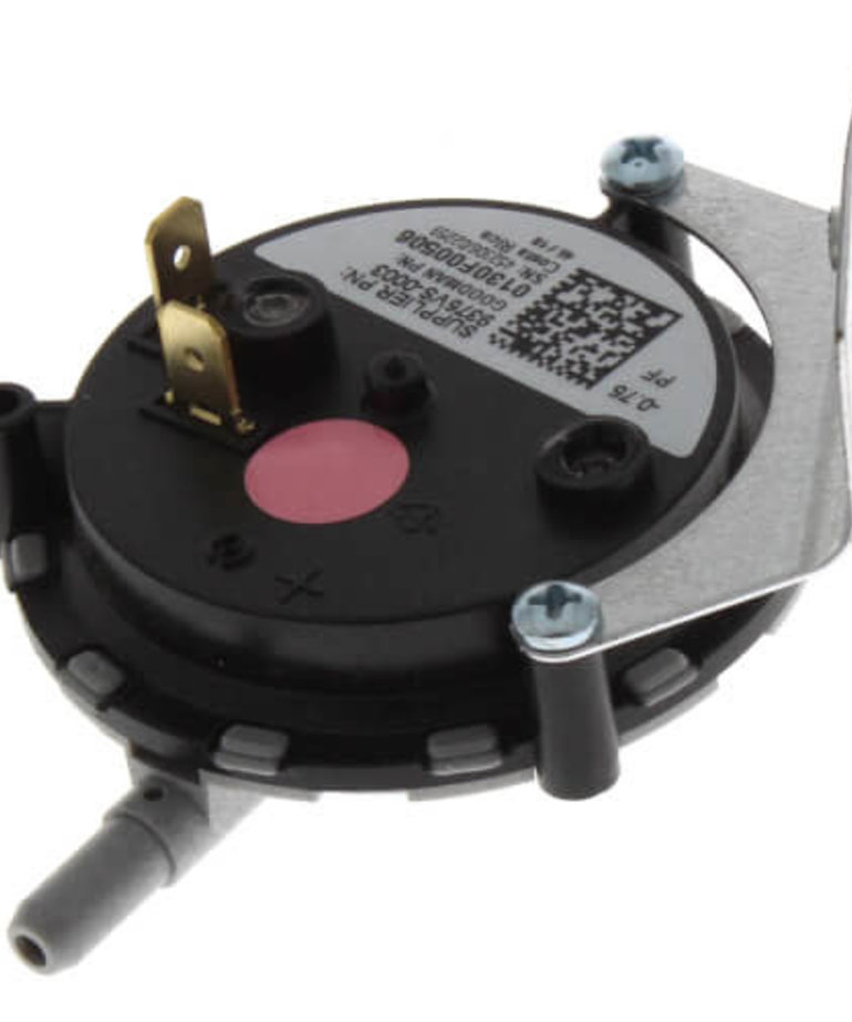 DiversiTech Air Pressure Switch -0.75IWC (Pink Dot)