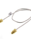 DiversiTech Tube Alum 1/8" O.D. x22-3/4" W/Fittings Pilot Tubing, With Compression Fittings, 1/8" O.D., Aluminum X 22 3/4" Long