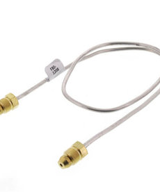 DiversiTech Tube Alum 1/8" O.D. x22-3/4" W/Fittings Pilot Tubing, With Compression Fittings, 1/8" O.D., Aluminum X 22 3/4" Long