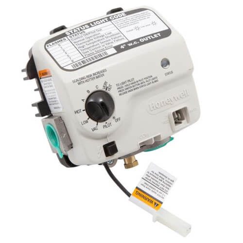 Resideo / Honeywell WT8840 Water Heater Gas Valve Control, NG - 2 Spud, 5  W.C. Replace WV8840 Series - Hamtramck Hvac