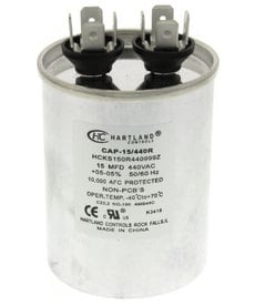 DiversiTech 15MFD 370/440V ROUND RUN CAPACITOR