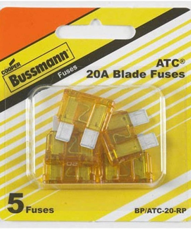 DiversiTech Bussmann BP/ATC-5-RP Blade Fuse, 32 VDC, 5 A, 1 kA Interrupt