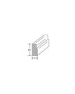 Evercraft Cabinetry Charleston White - Furniture Base MOULDING - 96'W x 4 5/8"H x 3/4"D
