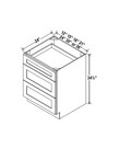 Evercraft Cabinetry Navy Blue Base 30W - 3 Drawers