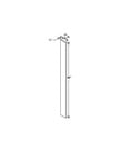 Evercraft Cabinetry Navy Blue - Tall Filler - 3"W x 96"H x 3/4"D