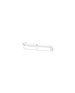 Evercraft Cabinetry Shaker White Toe Kick 4-3/8" x 96"