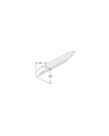 Evercraft Cabinetry Shaker White Crown Molding 2-13/32" x 96"