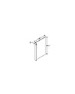 Evercraft Cabinetry Navy Blue Dishwasher Panel
