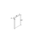 Evercraft Cabinetry Shaker White Dishwasher Panel