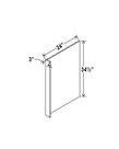 Evercraft Cabinetry Charleston White Dishwasher Panel
