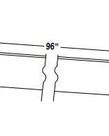 Evercraft Cabinetry Toe Kick 8” Plywood - 96"L X 4-1/2"H X 1/8"D