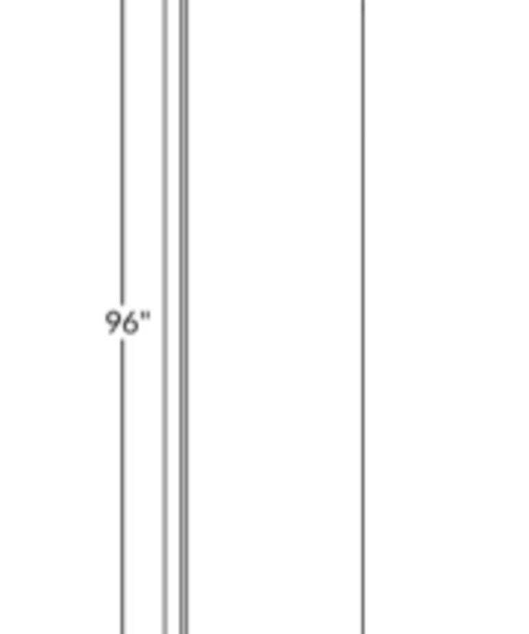 Evercraft Cabinetry Refrigerator End Panel 3"x96"x24"