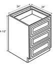 Evercraft Cabinetry Base Drawer Cabinet - 24"W x 34-1/2"H DB24-3