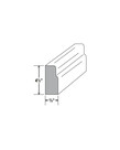 Evercraft Cabinetry Shaker White Furniture Base Molding