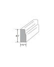 Evercraft Cabinetry Furniture Base Moulding - 3/4"D X 4-1/2"H X 96"W