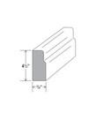 Evercraft Cabinetry Shaker Gray Furniture Base Molding
