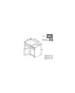 Evercraft Cabinetry Shaker White Base Blind Corner 33W (39" Space)