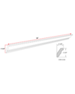 Evercraft Cabinetry Crown Molding 3-5/16" x 96"