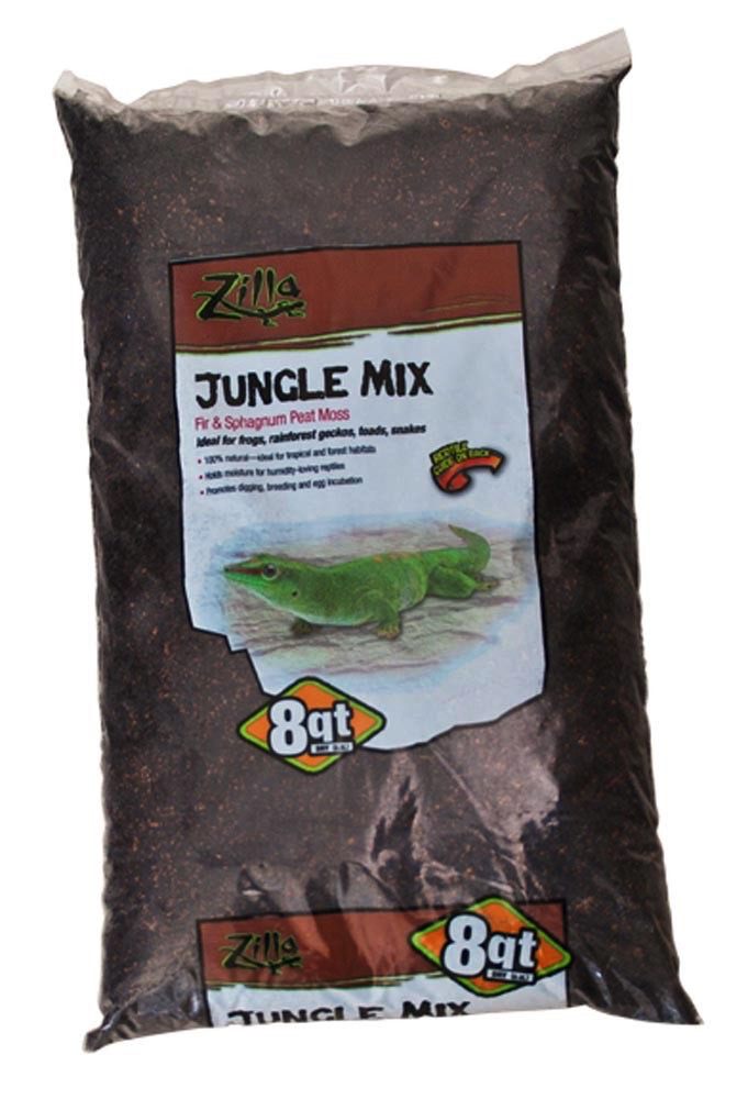 Zilla jungle mix bedding 8qt